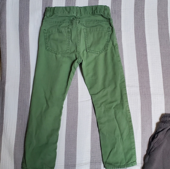 Green twill jeans - Picture 3 of 3